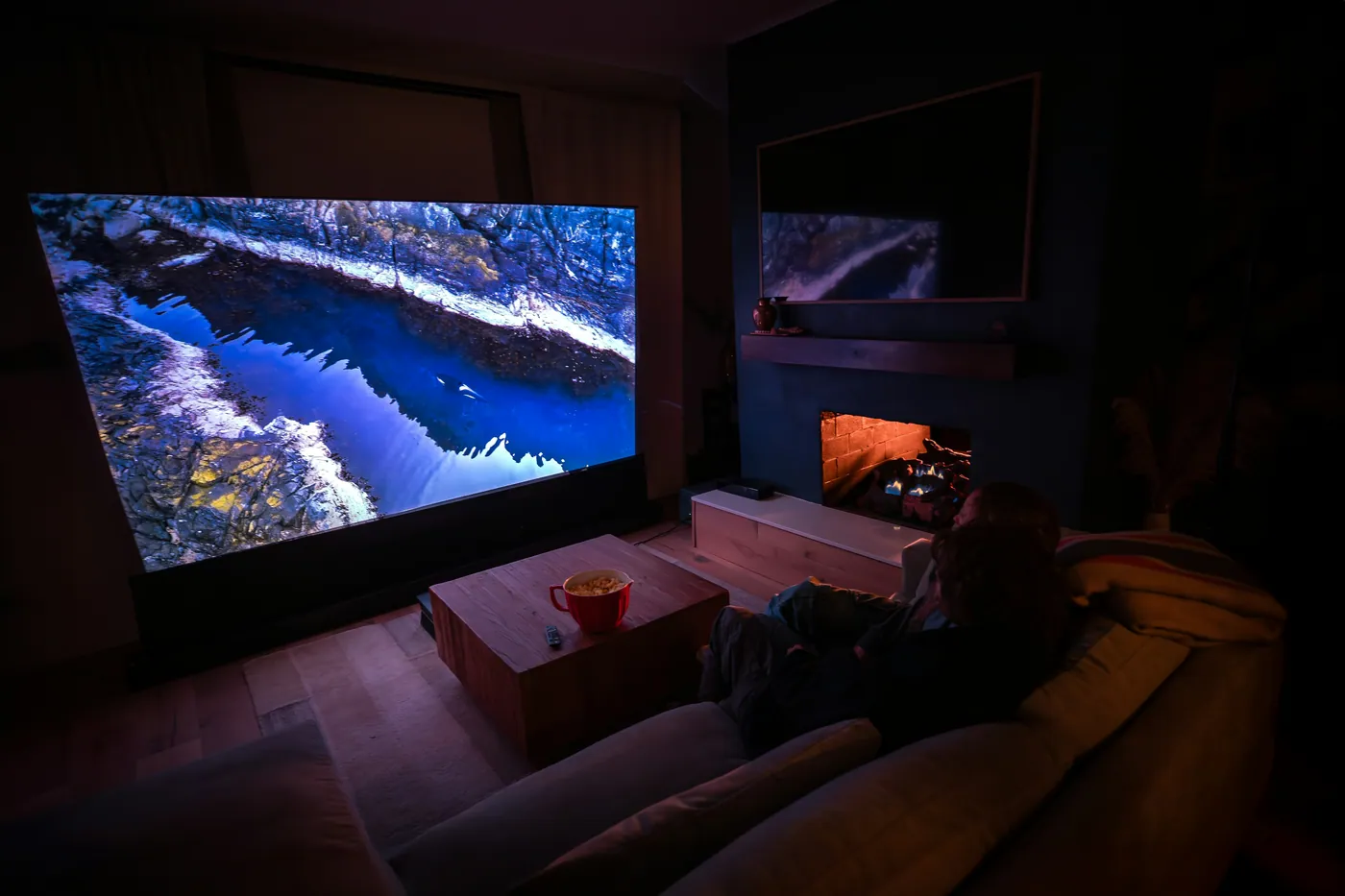 Home cinema viewing space
