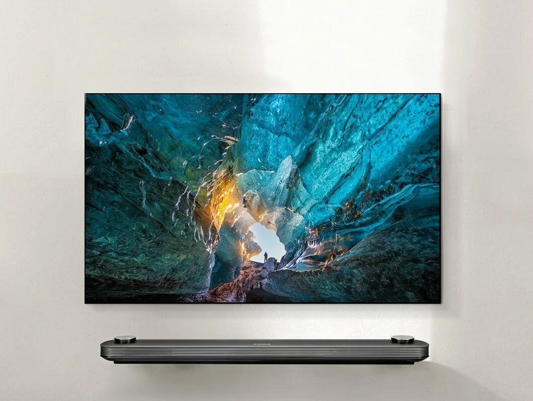 A modern television viewing space